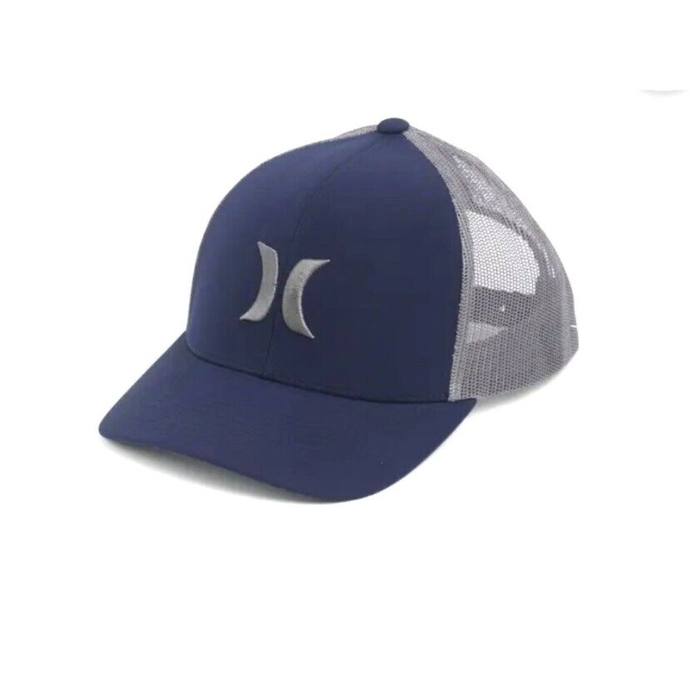 Hurley Mesh Snapback Adjustable Trucker Del Mar Trucker‎ Cap Men's Blue Navy O/S